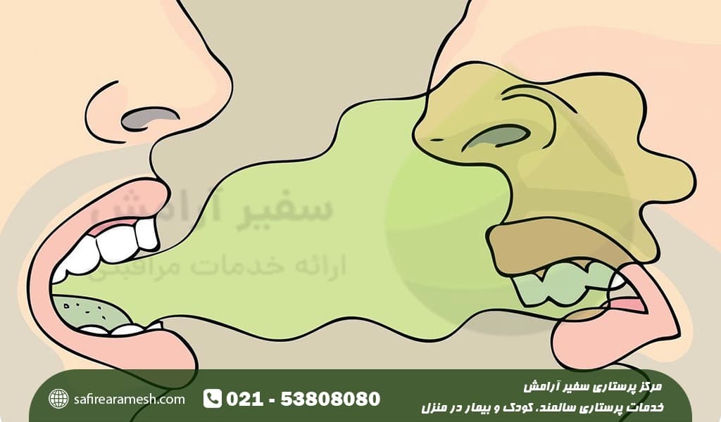 علت بوی بد دهان