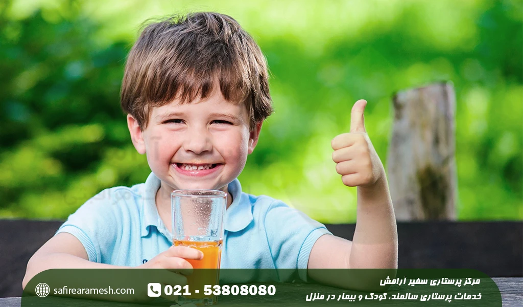 برای استفراغ کودکان چی خوبه