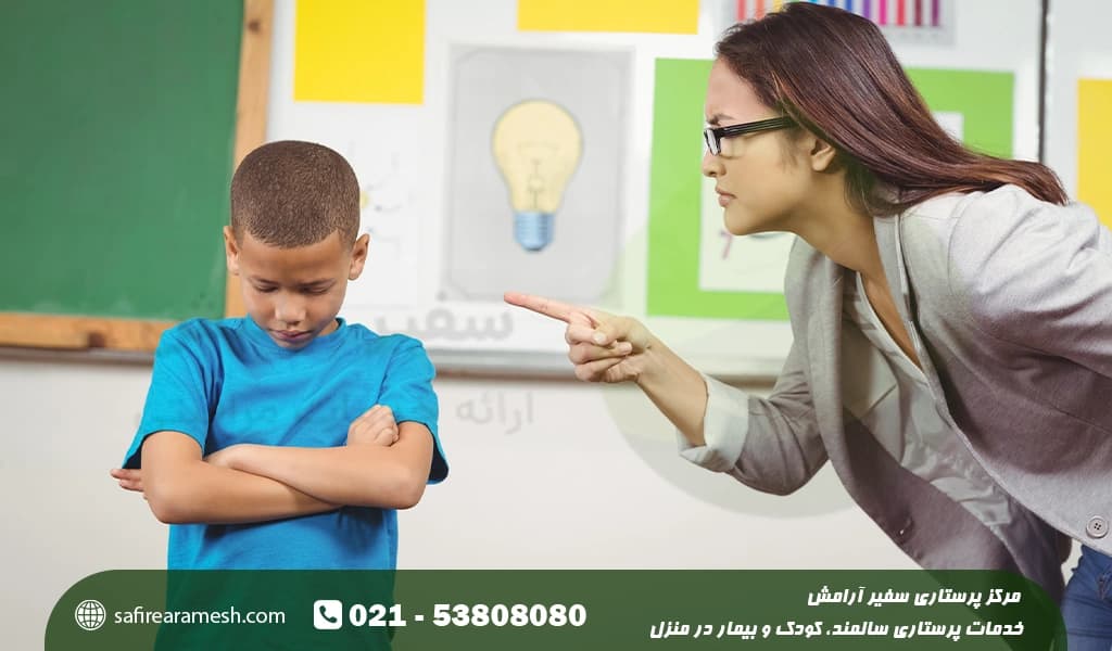 تاثیر فریاد زدن مادر بر کودک