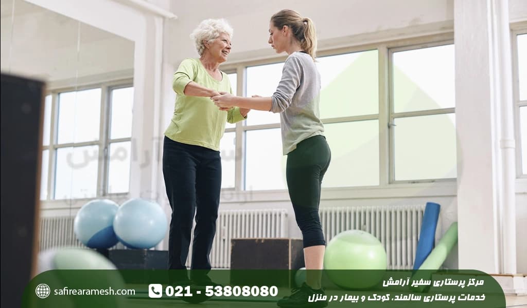 ورزش های تعادلی برای سالمندان