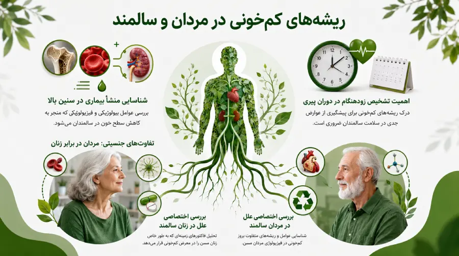 کم خونی در مردان و زنان سالمند