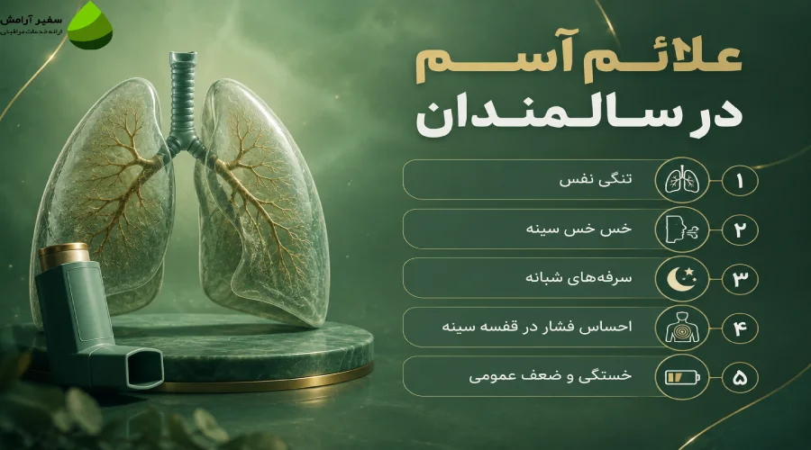علائم آسم در سالمندان
