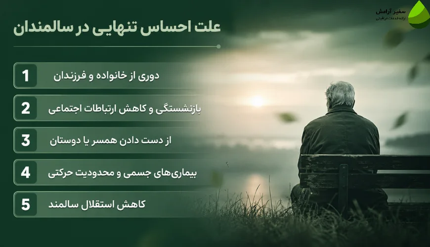 علت احساس تنهایی در سالمندان