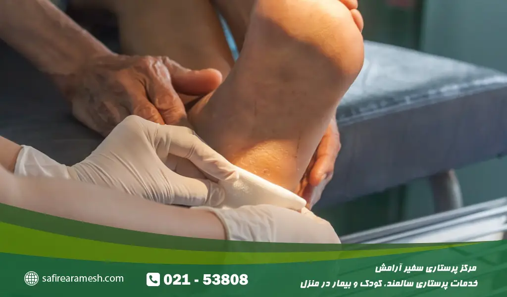 در پا در سالمندان