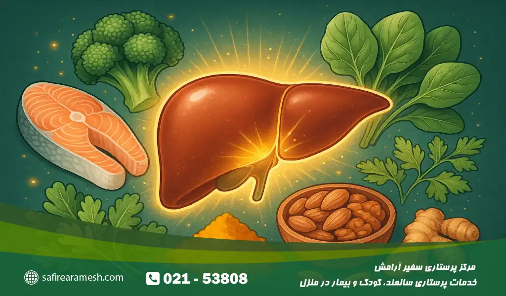 تغذیه بیماران در مراحل مختلف کبد چرب