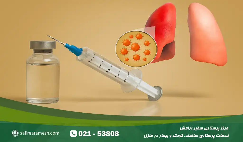 واکسن پنوموکوک به سالمندان کمک میکند تا در برابر بیماریهای جدی ناشی از باکتری Streptococcus pneumoniae محافظت شوند.