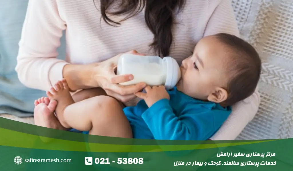 علت گریه نوزاد هنگام شیر خشک خوردن