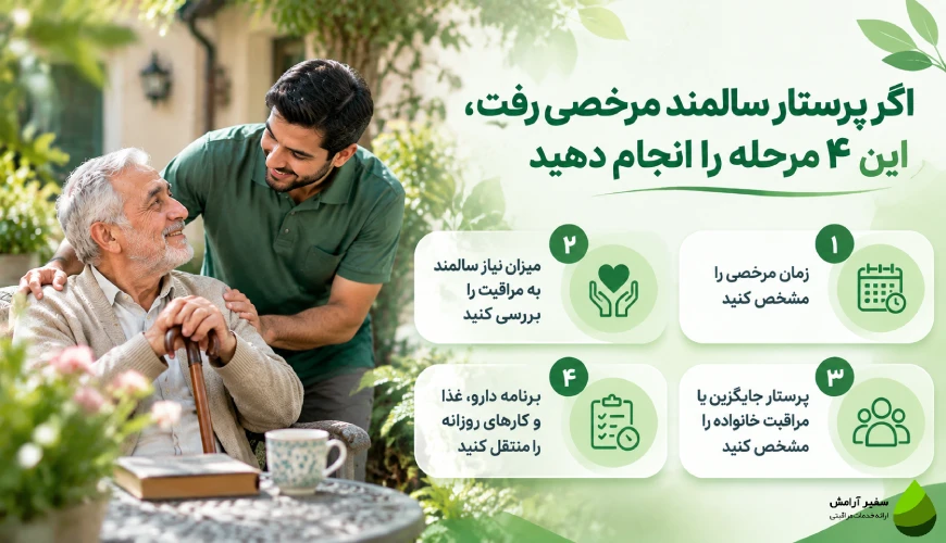 اگر پرستار سالمند مرخصی رفت چه کنیم؟